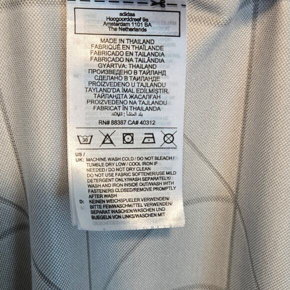 Adidas Jaquard Golf Polo Geometric Men's 2XL - Picture 7 of 8